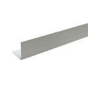 Ver imagem 2 de Perfil Cantoneira 25x25mm Alumínio Branco - 3 Metros