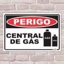 Ver imagem 1 de Placa Decorativa Sinalização Central de Gás-30X45Cm