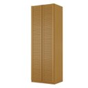 Ver imagem 5 de Guarda Roupa Planejado 2 Portas Ripadas 80cm Samambaia CabeCasa MadeiraOriginals Marrom/Carvalho