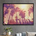 Ver imagem 1 de Quadro Decorativo Palmeiras Efeito Retro-24x34Cm