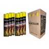 Kit 6 Tinta Spray Uso Geral Amarelo Brilhante Radcolor 400ml - 1