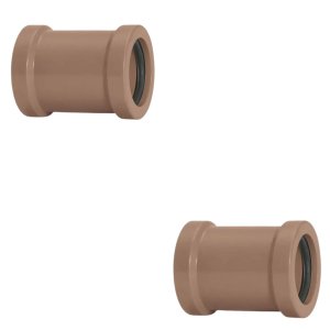 Luva de Correr 20mm Pvc Encanamento Conexão | Akato | Kit 02 Un