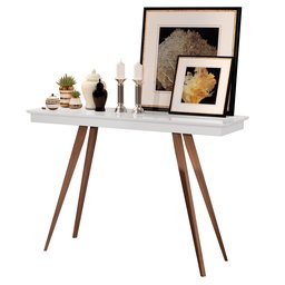 Aparador Moderno Sala e Cozinha Decotativo Premium Classic Luxo Pés em Madeira Design Cor Branco - 2