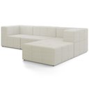 Ver imagem 6 de Sofá 3 Lugares para Sala Living Modular com Puff 264cm Lancaster F04 Linho Cru - Lyam Decor