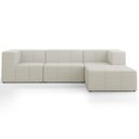 Ver imagem 5 de Sofá 3 Lugares para Sala Living Modular com Puff 264cm Lancaster F04 Linho Cru - Lyam Decor