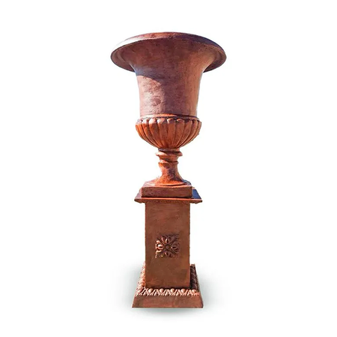 Vaso Holanda com Base em Ferro Fundido H: 140cm