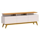 Ver imagem 3 de Rack Bancada Ambiente Classic 3 Gavetas com Nicho 1.8 Off White Nature - Imcal