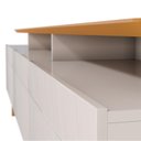 Ver imagem 5 de Rack Bancada Ambiente Classic 3 Gavetas com Nicho 1.8 Off White Nature - Imcal