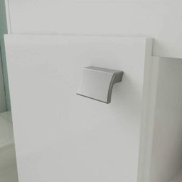 Gabinete de Banheiro Cuba e Espelheira 1 Porta 2 Prateleiras Lótus MGM Móveis - 4