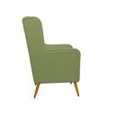 Ver imagem 4 de Poltrona de Amamentação Pé Palito Eduarda com Puff Boucle Verde - Lg Decor Baby