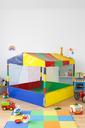 Ver imagem 3 de Piscina de Bolinhas 1,5x1,5 para Espaço Kids Quarto Infantil Compacta