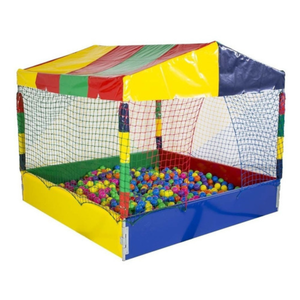 Piscina de Bolinhas 1,5x1,5 para Espaço Kids Quarto Infantil Compacta