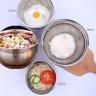 Jogo Tigelas Mixing Bowl Aço Inox Multiuso 18-22-26 Cm 3 Pçs - 3