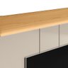 Painel para Tv até 75 Polegadas Zurique Linea Brasil Tauari/off White Brilho - 5