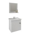 Ver imagem 2 de Gabinete para Banheiro com Cuba e Espelheira 1 Porta 1 Prateleira Iris Branco