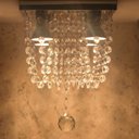 Ver imagem 3 de Lustre Teto Sofisticado Cristal Acrílico Base Inox:30cm/bivolt