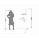 Ver imagem 6 de Gabinete Banheiro Com Cuba E Espelheira 1 Porta 1 Prateleira Iris