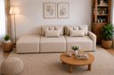 Ver imagem 1 de Sofá Palazzo Living Linho Off Premium Chaise Integrado 2,30m - Braço Direito ou Esquerdo
