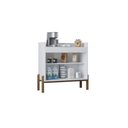 Ver imagem 6 de Buffet Aparador Tropical com Rattan 2 Portas MDF Poquema Móveis