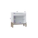 Ver imagem 5 de Buffet Aparador Tropical com Rattan 2 Portas MDF Poquema Móveis