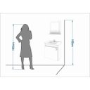 Ver imagem 6 de Gabinete para Banheiro com Cuba e Espelheira 1 Porta 1 Prateleira Íris Mgm Móveis