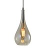 Pendente Lacrima Conhaque Vidro E27 - 1