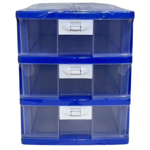 Gaveteiro Organizador 3 Gavetas Plasnorthon Resistente 6010