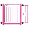 Portão Portãozinho 69cm Pet Portátil Dobrável Rosa - 3