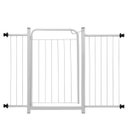 Ver imagem 1 de Grade Proteção Segurança Portão Pet 80cm Branco Bebê Cão com Extensor 1 de 15cm e 1 de 30cm Itagold
