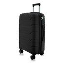 Ver imagem 2 de Kit Conjunto 3 Malas Rígidas de Polipropileno 360° com Tsa - Gladiador P1c3 Cor:preto