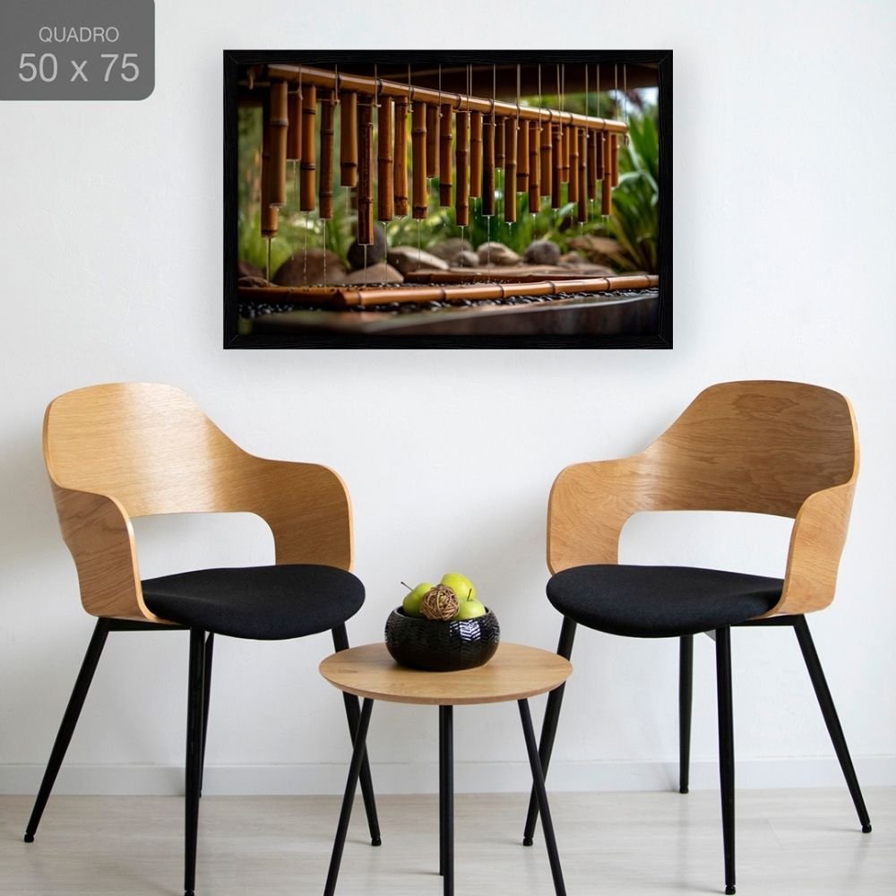 Quadro Decorativo Bambu: Mod. 0367 Collor-ink Mod.0367 50 X 75cm Preto - 2