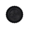 Vaso Cachepot Wave 15cm Antidengue Decoração Preto - 5
