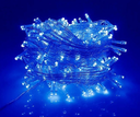 Ver imagem 1 de Cascata Pisca 320 Leds Azul Natal Fio Branco de 3x2m e 220v