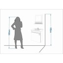 Ver imagem 4 de Gabinete Banheiro com Cuba e Espelheira 1 Porta 1 Prateleira Íris