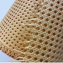Ver imagem 4 de Palhinha Indiana Rattan Sextavada Tela Natural 15m X 50cm Cor:bege