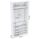 Ver imagem 4 de MÓDULO CLOSET CABIDEIRO E PRATELEIRAS 100% MDF M330.B MUNDI MOVEIS