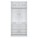 Ver imagem 3 de MÓDULO CLOSET CABIDEIRO E PRATELEIRAS 100% MDF M330.B MUNDI MOVEIS