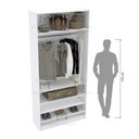 Ver imagem 6 de MÓDULO CLOSET CABIDEIRO E PRATELEIRAS 100% MDF M330.B MUNDI MOVEIS