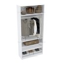 Ver imagem 5 de MÓDULO CLOSET CABIDEIRO E PRATELEIRAS 100% MDF M330.B MUNDI MOVEIS
