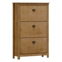 Ver imagem 1 de Sapateira 3 Portas Basculantes Freijó Topázio Madeira Pinus - Finestra