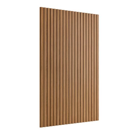 Painel Ripado Decorativo 160cm X 240cm em Madeira Mdf Cor:louro