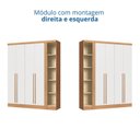 Ver imagem 6 de Módulo Guarda-roupa de Canto 4 Portas 2 Gavetas Infinity