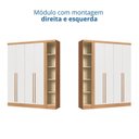 Ver imagem 6 de Módulo Guarda-roupa de Canto 4 Portas 2 Gavetas Infinity