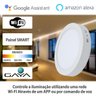Plafon Sobrepor Redondo 18W Dimerizável Smart WiFi Gaya GY9852 - 3