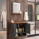 Ver imagem 2 de Conjunto de Banheiro com Gabinete 2 Portas e 1 Espelheira Deli