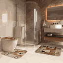 Ver imagem 1 de Jogo de Banheiro Rayza - Quadrado