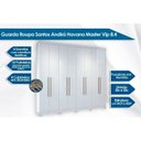 Ver imagem 2 de Guarda Roupa Casal 8 Portas e 4 Gavetas C/ Pés Master Vip 8.4 Demolição - Santos Andirá