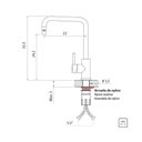 Ver imagem 4 de Monocomando Tramontina Angolare - 94520022