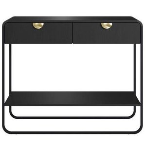 Aparador 100 Luna 2 Gavetas - Nero/ Preto - 28066