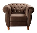 Ver imagem 4 de Sofá Nobreza Poltrona Chesterfield Vintage Retrô Clássico
